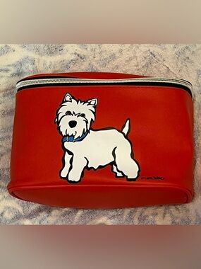 Marc Tetro Westie Red Cosmetic Case